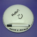 White Ceramic Message Pad